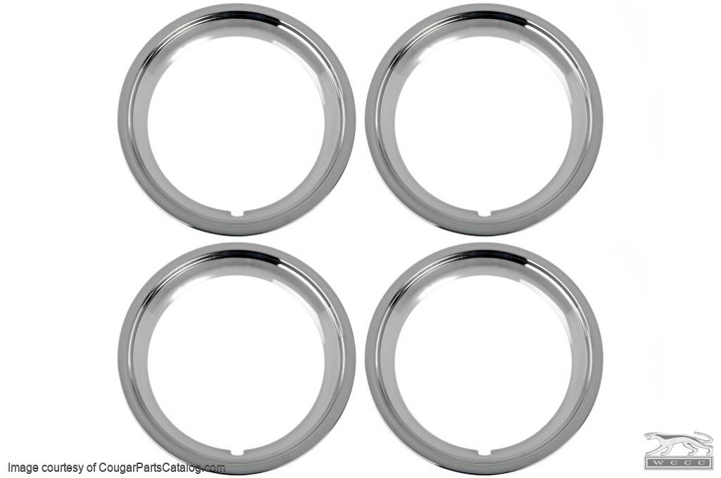 Wheel Trim Ring - Chrome - Set of 4 - Repro ~ 1967 - 1970 Mercury ...