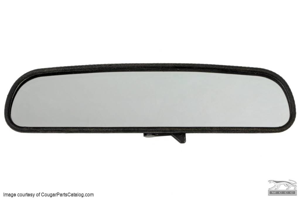 Rear View Mirror Assembly - Interior - TWIST STYLE - Grade A - Used ~ 1968 Mercury Cougar / 1968 Ford Mustang - 11045