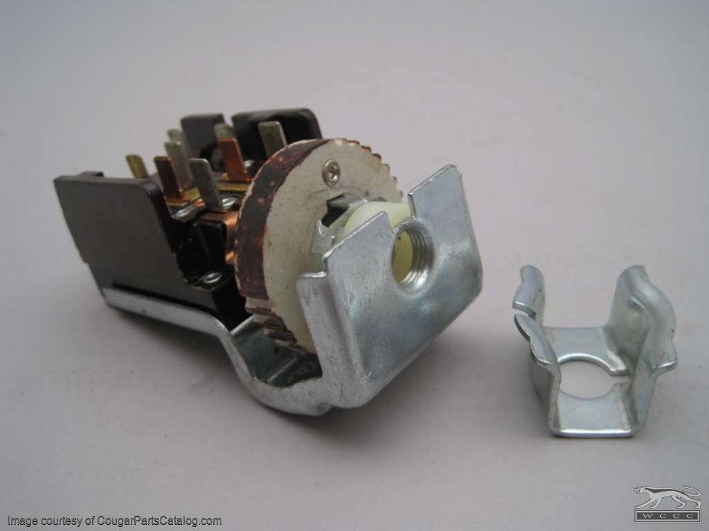 Headlamp Switch - NOS ~ 1971 - 1973 Ford Mustang - 53198