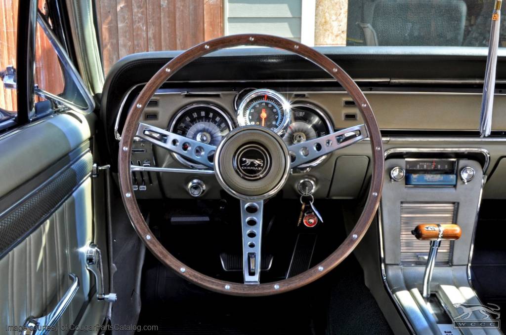 Steering Wheel - Deluxe - Repro ~ 1967 Mercury Cougar / 1967 Ford Mustang - 26756