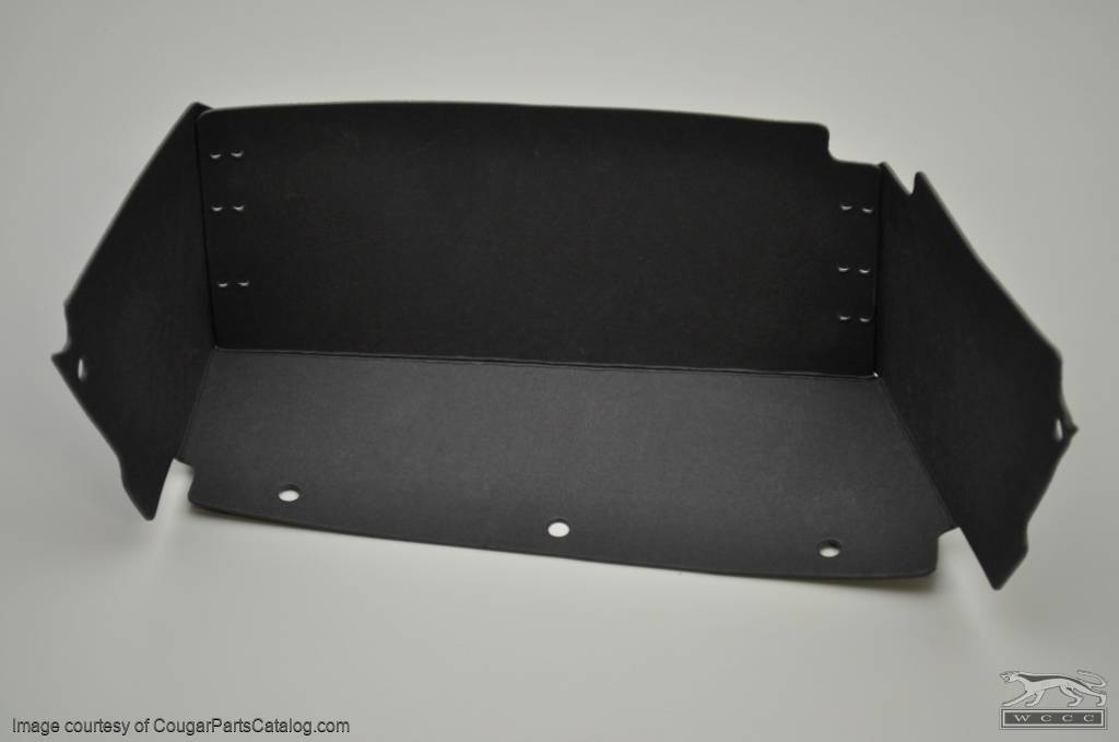 Glove Box Liner - w/ A/C - Repro ~ 1971 - 1973 Mercury Cougar / 1971 - 1973 Ford Mustang - 41548
