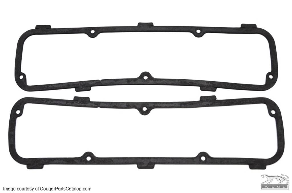 Gasket Set - Valve Covers - RUBBER - 390 / 428CJ  - Repro ~ 1967 - 1970 Mercury Cougar - 1967 - 1970 Ford Mustang - 41614