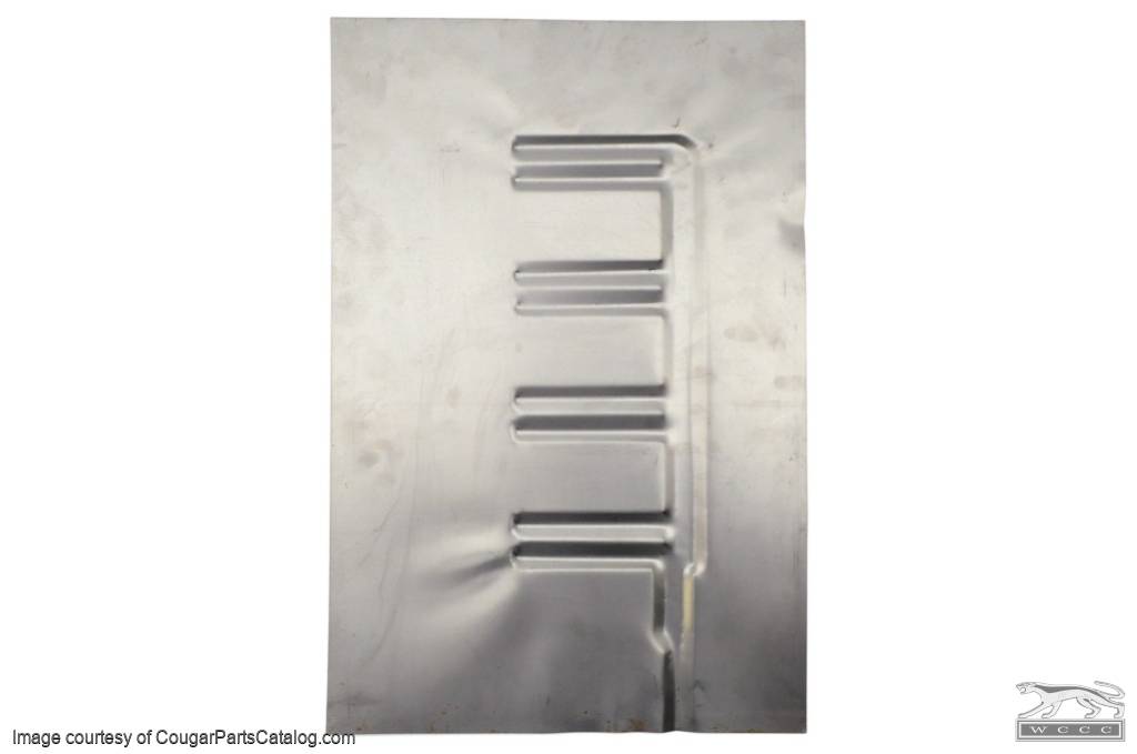 Floor Pan Patch - Convertible - Passenger Side - Repro ~ 1969 - 1970 Mercury Cougar / 1969 - 1970 Ford Mustang - 41634
