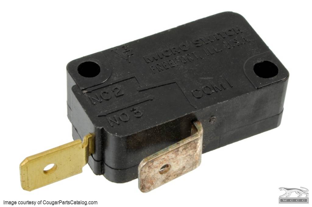 Micro / Mode Switch - A/C - Repro ~ 1969 - 1973 Mercury Cougar - 1969 - 1973 Ford Mustang - 42501
