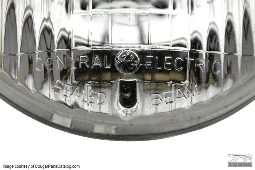 Complete Headlight Set - High Beam / Low Beam - FoMoCo - Used ~ 1967 - 1973 Mercry Cougar / 1967 - 1973 Ford Mustang - 10079