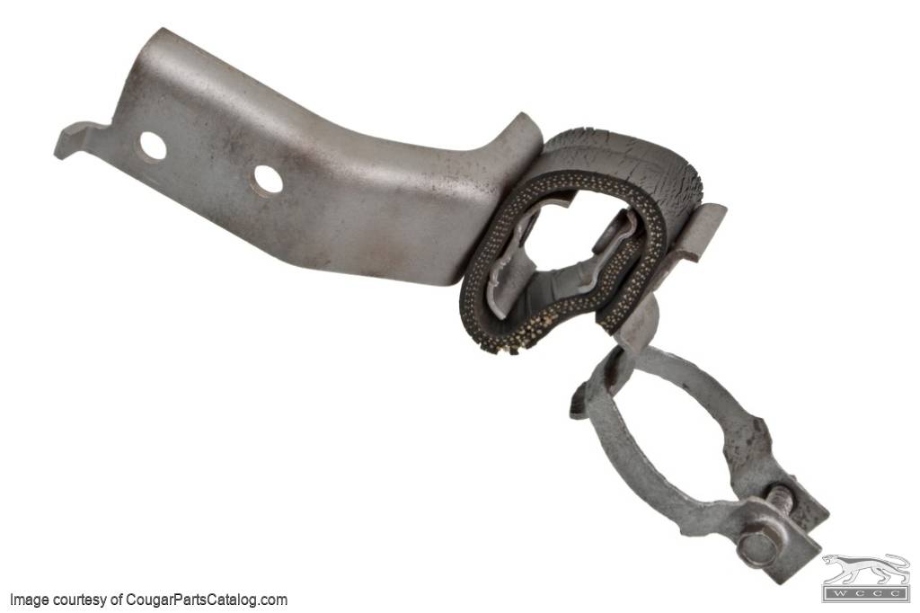 Hanger Bracket - Tail Pipe - Driver Side - Dual Exhaust - Rear - Used ~ 1971 - 1973 Mercury Cougar - 10953