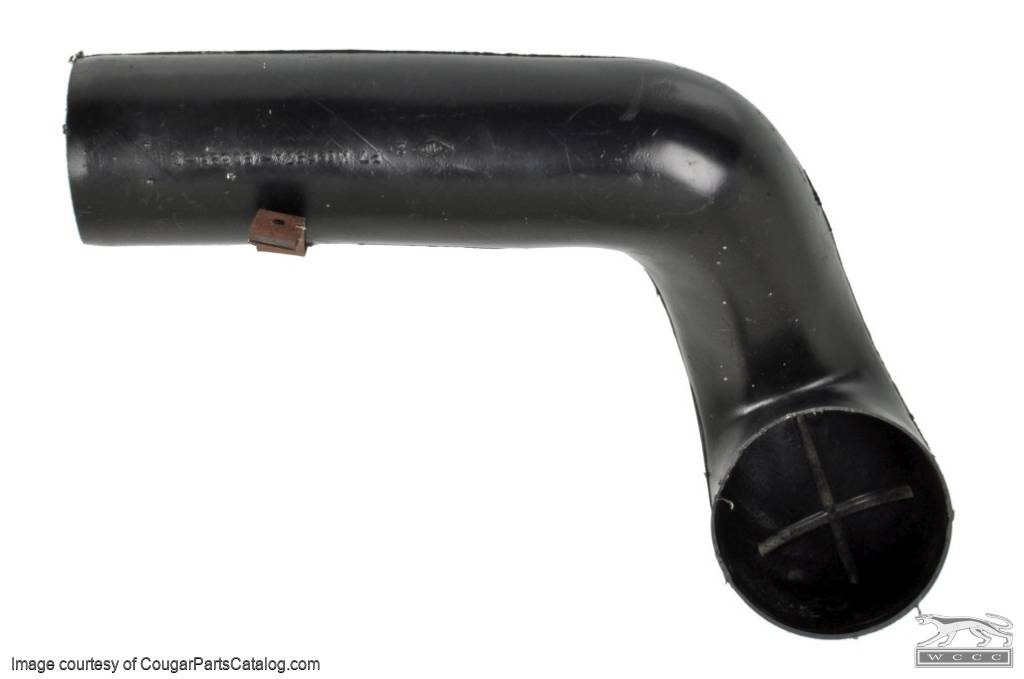 Duct Tube - Connector Elbow - Passenger Side - Used ~ 1969 - 1970 Mercury Cougar / 1969 - 1970 Ford Mustang - 11-0129