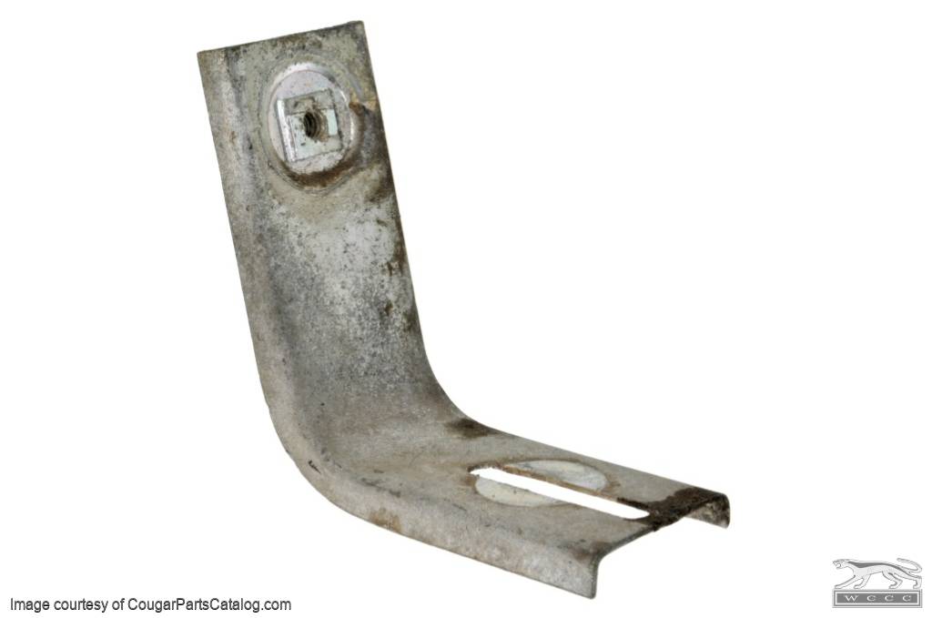 Bracket - Lower Quarter Window Guide - Used ~ 1971 - 1973 Mercury Cougar / 1971 - 73 Ford Mustang - 11-0308