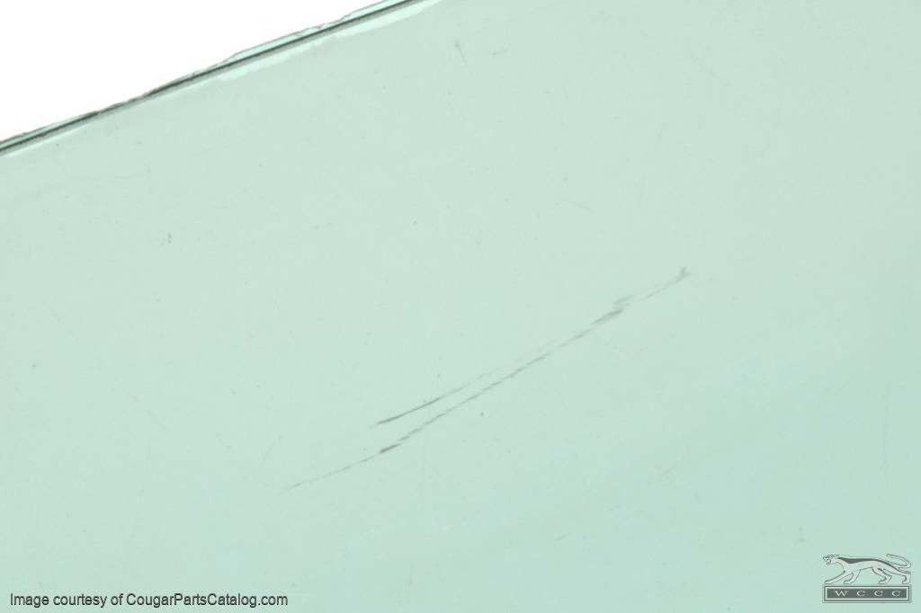 Rear window Glass - TINT - Coupe - Grade B - Used ~ 1969 - 1970 Mercury Cougar - 11428