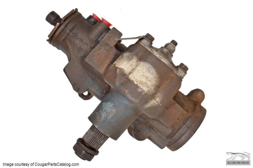 Power Steering Gear Box - CONSTANT - Used ~ 1971 - 1973 Mercury Cougar / 1971 - 1973 Ford Mustang - 11860