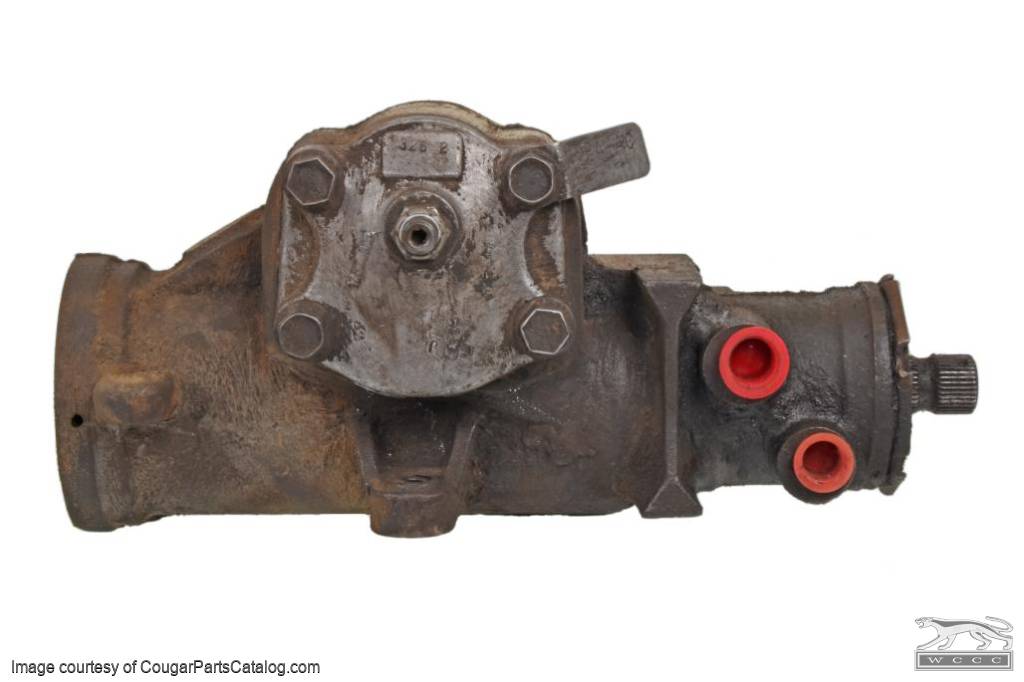 Power Steering Gear Box - CONSTANT - Used ~ 1971 - 1973 Mercury Cougar / 1971 - 1973 Ford Mustang - 11860