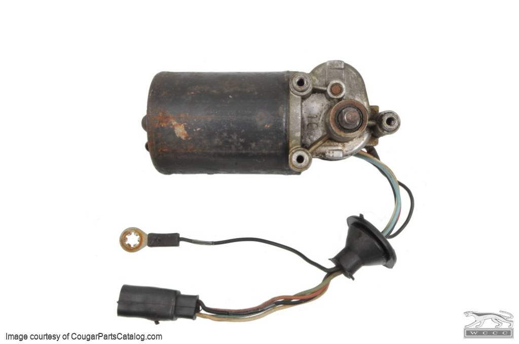 Windshield Wiper Motor - 2 Speed - Used ~ 1969 - 1970 Mercury Cougar / 1969 - 1970 Ford Mustang - 12352
