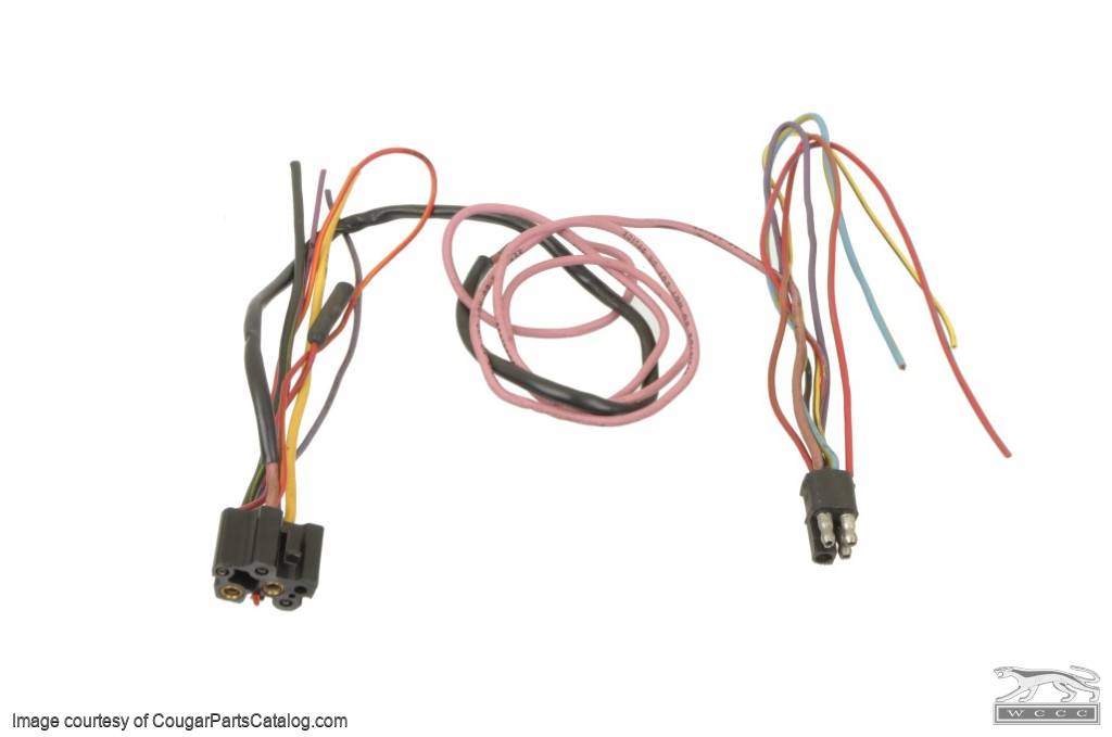 Wiring Pigtails - Ignition Switch / System - w/ Resistance Wire - Standard - Used ~ 1968 Mercury Cougar - 12479