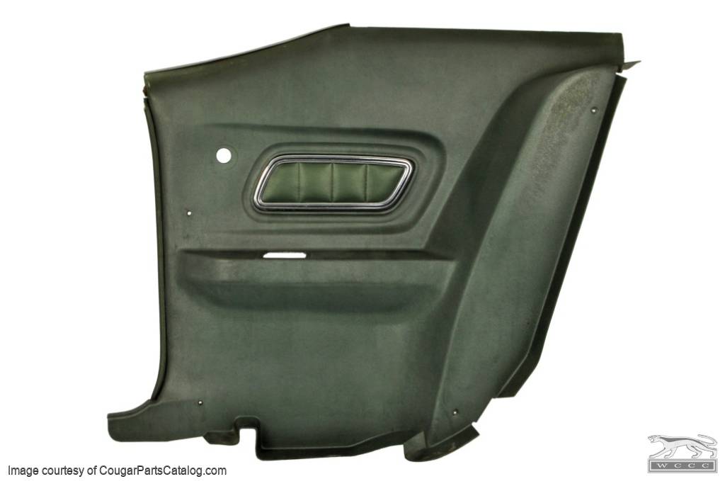 Rear Interior Panel - Decor - Coupe - Passenger Side - Used ~ 1971 - 1972 Mercury Cougar - 12850