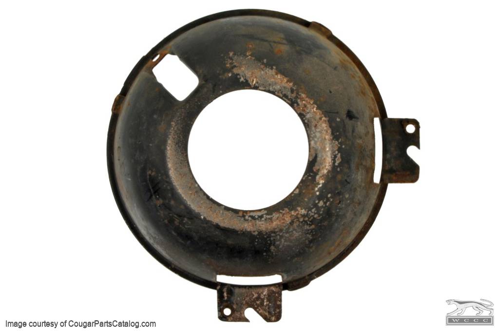 Headlight - Adjusting Ring - Passenger Side - Outer - 47A - Used ~ 1969 - 1970 Mercury Cougar - 13062