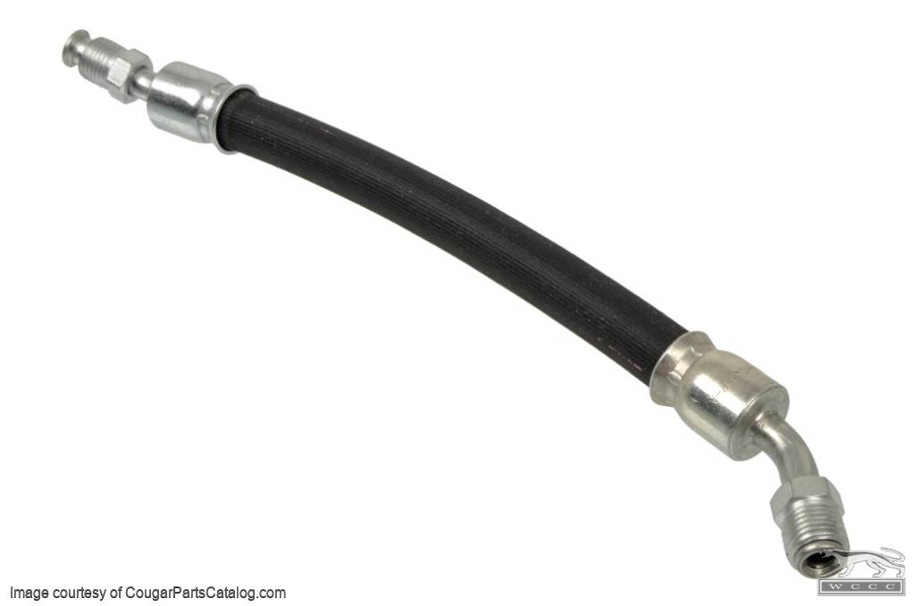 Power Steering Hose - Valve to Cylinder - Concours Correct - Repro ~ 1967 - 1969 Mercury Cougar / 1967 - 1969 Ford Mustang - 13723