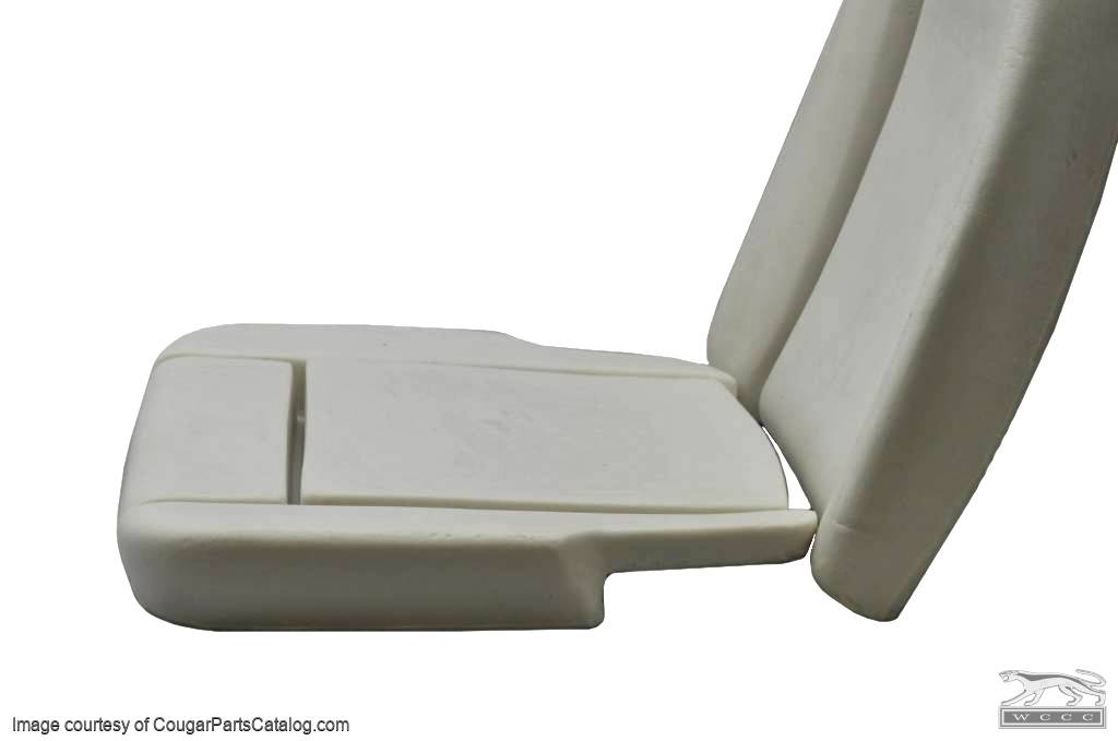 Seat Cushion Foam - High Back Bucket Seat - ECONOMY - EACH - Repro ~ 1969 - 1970 Mercury Cougar / 1969 - 1970 Ford Mustang - 13735