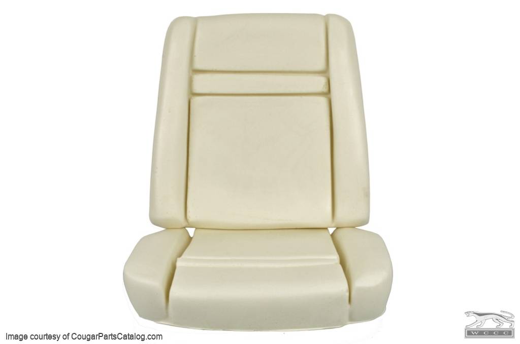 Seat Cushion Foam - XR7 / Decor* - PREMIUM - EACH - Repro ~ 1968 - 1969  Mercury Cougar ( 1968 Mercury Cougar, 1969 Mercury Cougar ) at West Coast  Classic Cougar :: The Definitive 1967 - 1973 Mercury Cougar Parts Source