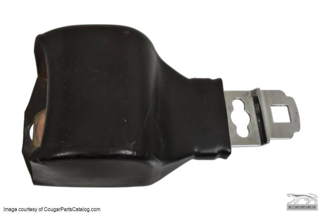 Seat Belt Retractor Plastic Covers For 65-72 A-Body Bucket Or Bench Seat - Black