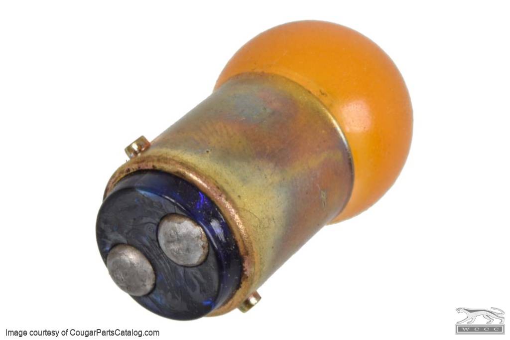 Bulb - 1178A - Side Marker - Amber - Painted - NOS ~ 1968 Mercury Cougar / 1968 Ford Mustang - 14139