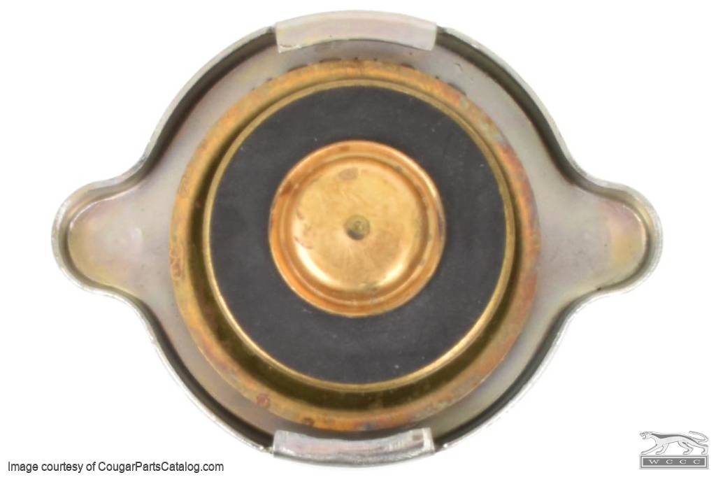 Radiator Cap - Chrome - Concours - Repro ~ 1972 - 1973 Mercury Cougar - 1972 - 1973 Ford Mustang - 14171