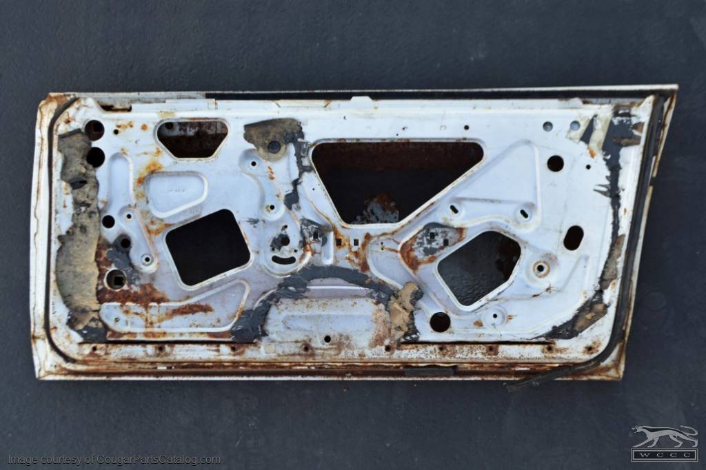 Door Shell - Passenger Side - Grade B - Used ~ 1967 - 1968 Mercury Cougar - 14527