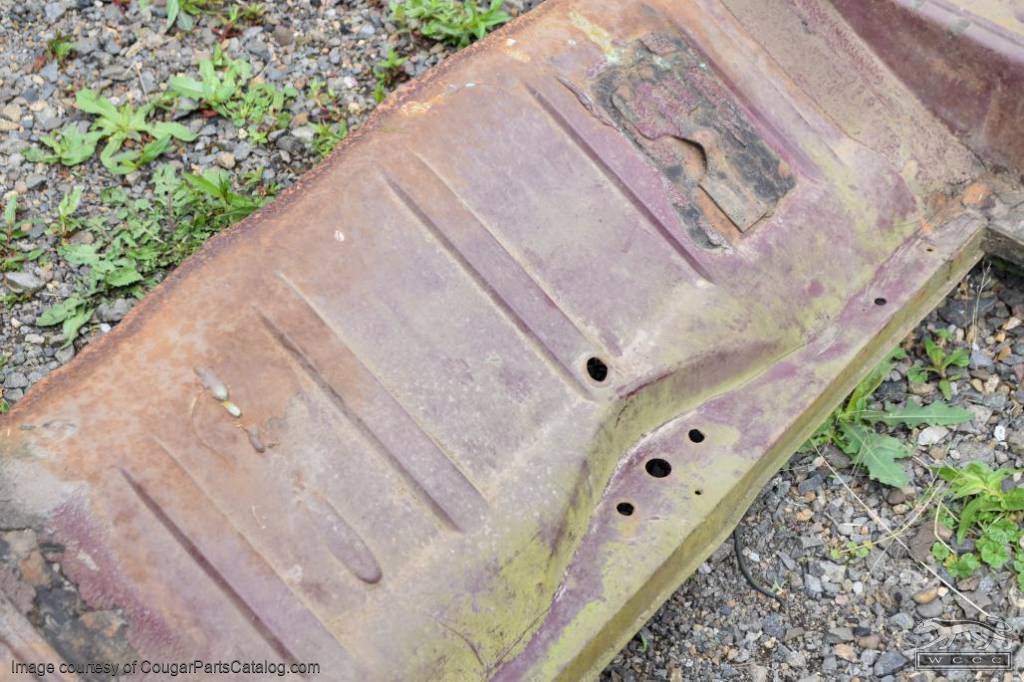 Trunk Floor - w/ Tail Panel - Used ~ 1969 Mercury Cougar - 15727