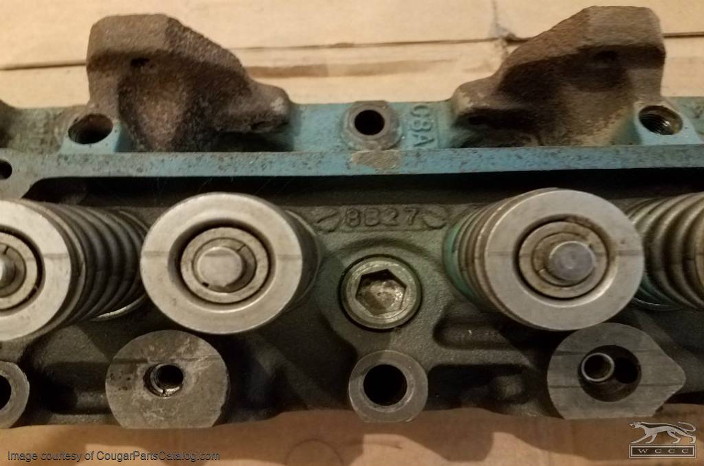 Cylinder Heads - 390-4V - PAIR - Used ~ 1968 Mercury Cougar / 1968 Ford Mustang - 16231