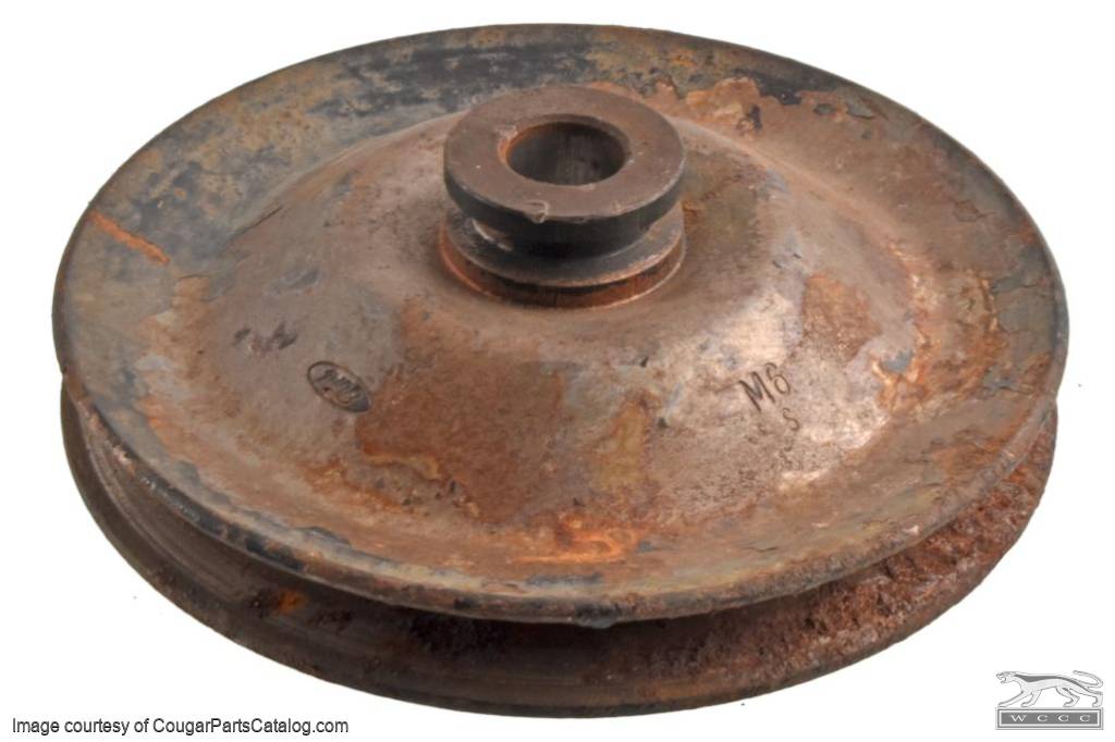 Pulley - Power Steering - 351W / 351C / 429CJ - D0AR-A - Used ~ 1970 - 1973 Mercury Cougar / 1970 - 1973 Ford Mustang - 18589
