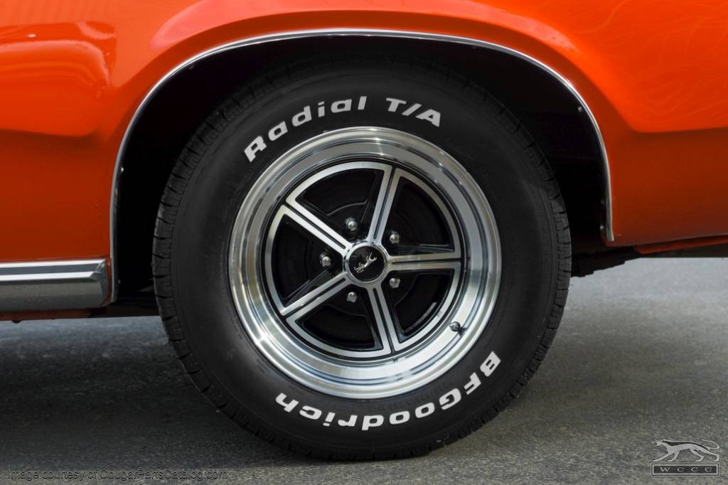 Legendary Magstar II - Aluminum Wheel - 15 X 7 - Repro ~ 1967 - 1973 Mercury Cougar / 1967 - 1973 Ford Mustang - 18890