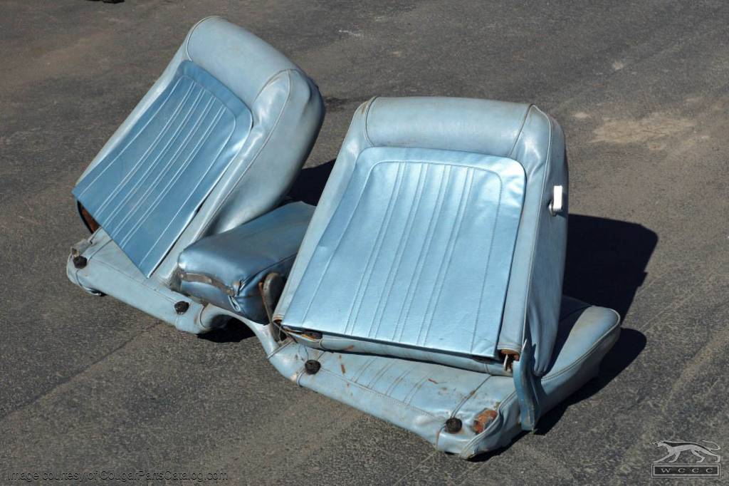Front Bench Seat - Decor - Core ~ 1968 Mercury Cougar / 1968 Ford Mustang - 19213