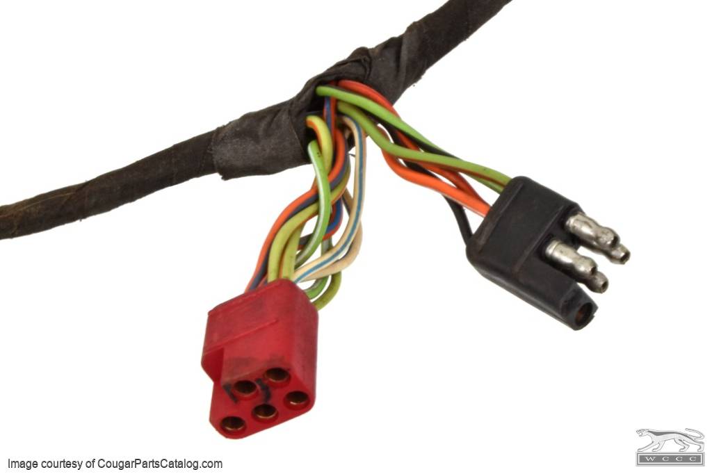 Taillight Wiring Harness - XR7 - Grade B - Used ~ 1970 Mercury Cougar - 26955