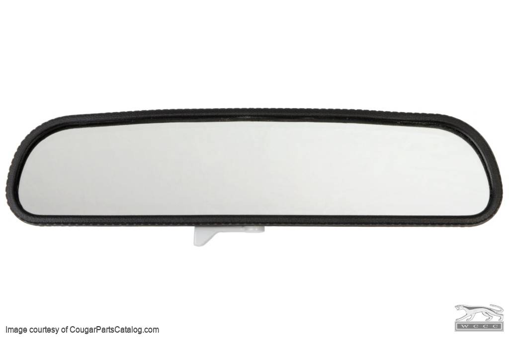 Rear View Mirror Assembly - Interior - TWIST STYLE - Repro ~ 1968 - 1969 Mercury Cougar / 1968 - 1969 Ford Mustang - 13798