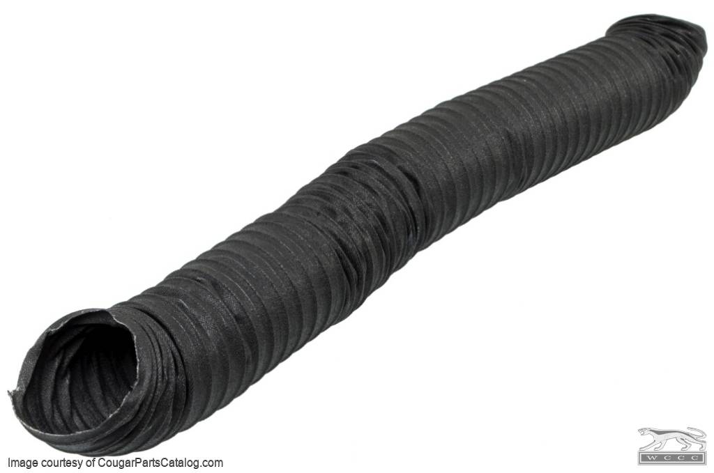 Duct Hose - Heater - Cloth - Premium - 2 Foot Length - Repro ~ 1967 - 1970 Mercury Cougar / 1967 - 1970 Ford Mustang - 14241