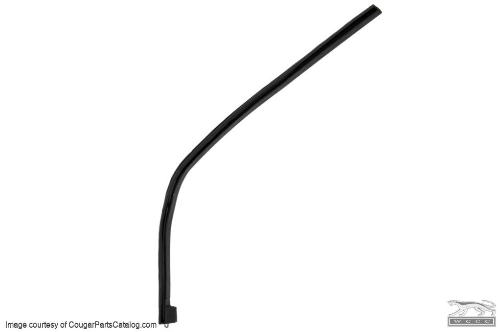 Windshield Weatherstrip - Convertible - Pillar Post - Driver Side - Repro ~ 1969 - 1970 Mercury Cougar / 1969 - 1970 Ford Mustang - 14361