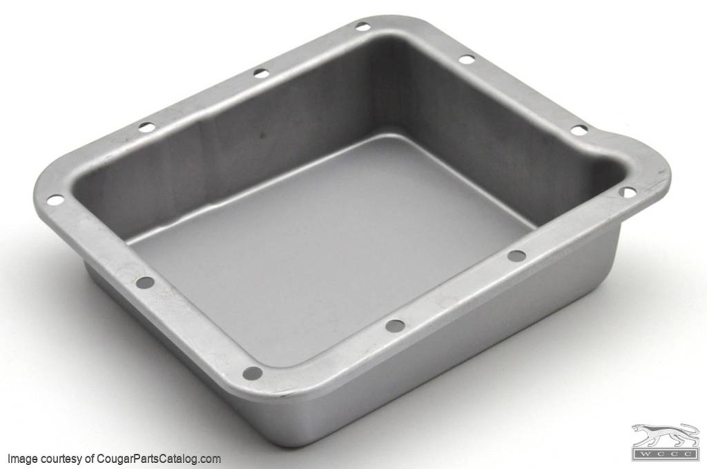 Transmission Pan - C-4 - OEM Style - 1 Inch Deeper - Painted - Repro ~ 1967 - 1969 Mercury Cougar / 1967 - 1969 Ford Mustang - 14562