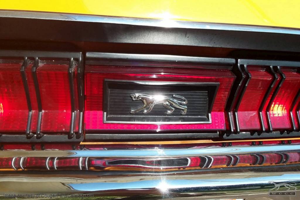 Lens - Fuel Door - Premium - Repro ~ 1969 - 1970 Mercury Cougar - 20010