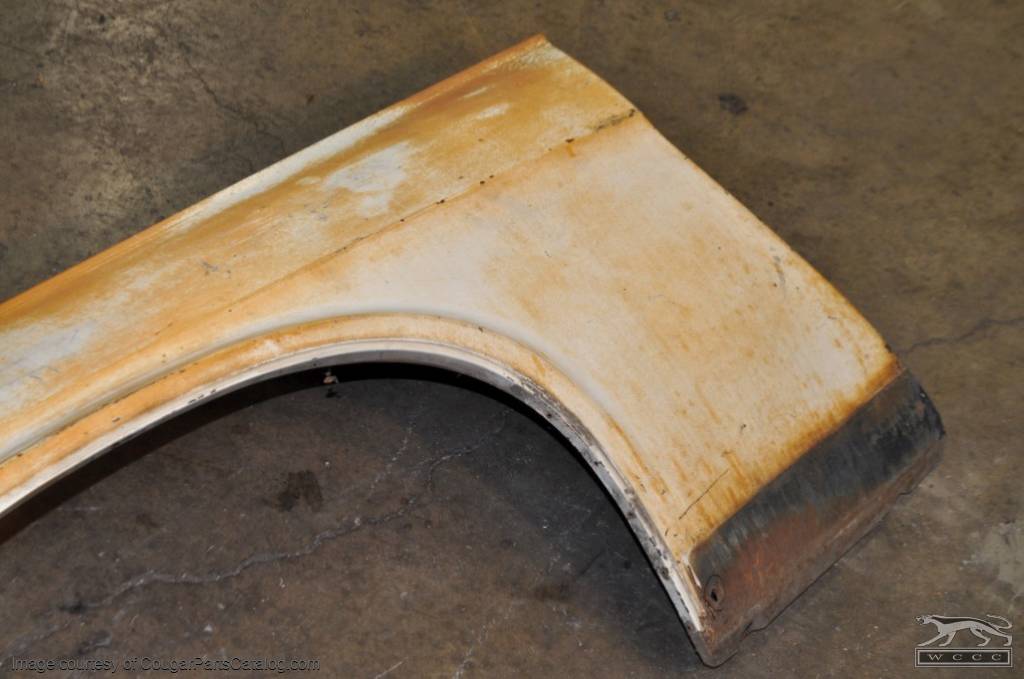 Fender - Driver Side - Grade A - Used ~ 1969 Mercury Cougar - 15332