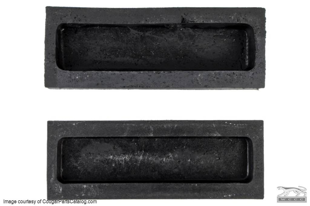 Heater Core - End Caps / Seals - without A/C - Repro ~ 1967 - 1968 Mercury Cougar / 1967 - 1968 Ford Mustang - 10534