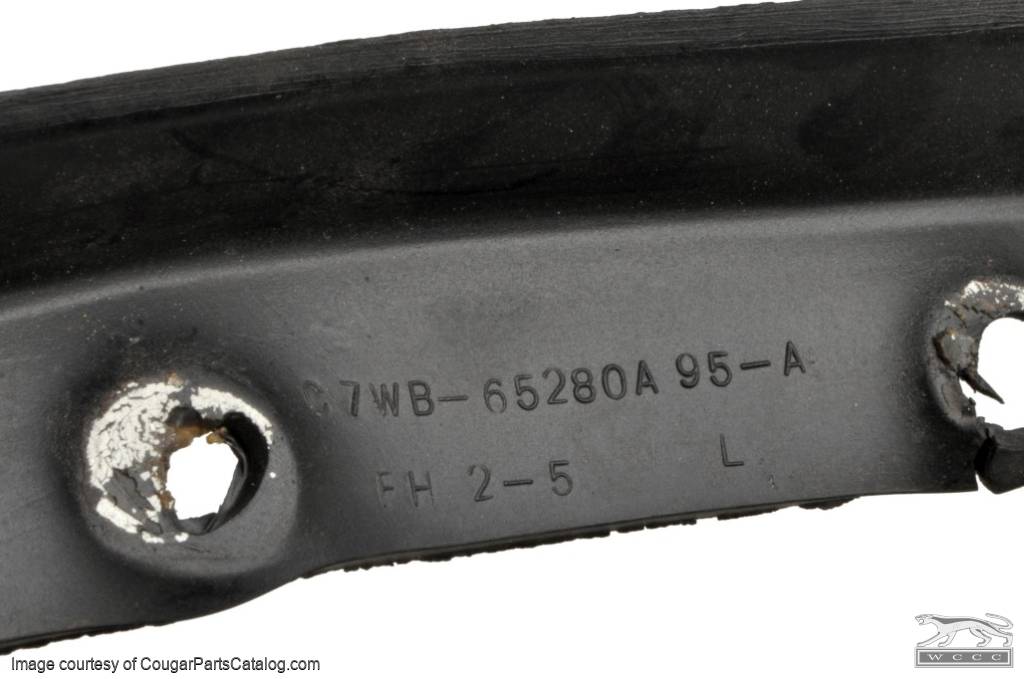 Splash Shield - Rear Quarter To Bumper - Driver Side - Grade B - Used ~ 1967 - 1968 Mercury Cougar - 20199