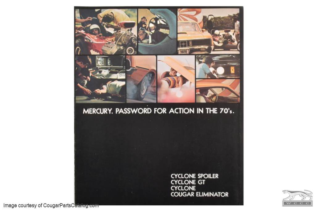 Promo Guide - Spoiler - NOS ~ 1970 Mercury Cougar / Eliminator / Cyclone GT - 20456