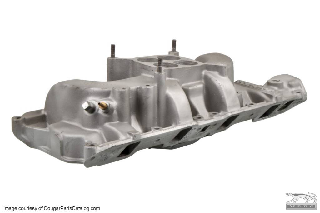 Intake Manifold - 289-4V / 302-4V - Group II Shelby American COUGAR Lettered - Used ~ 1967 - 1968 Mercury Cougar - 20531