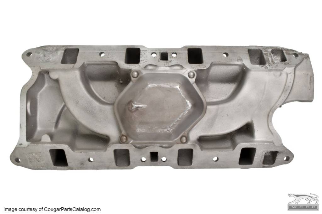 Intake Manifold - 289-4V / 302-4V - Group II Shelby American COUGAR Lettered - Used ~ 1967 - 1968 Mercury Cougar - 20531