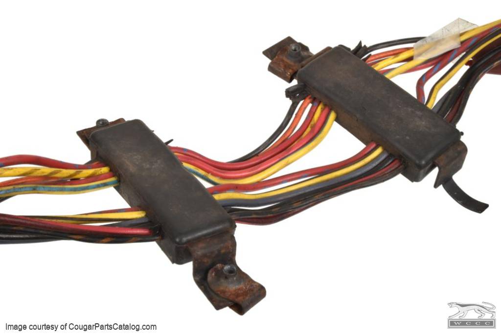 Door Wiring Harness - Power Window - Driver Side - Used ~ 1971 - 1972 Mercury Cougar / 1971 - 1972 Ford Mustang - 22953