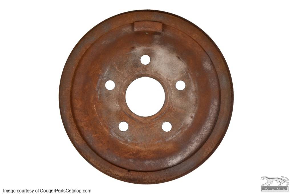 Brake Drum - Rear - 10 x 2 Inch - Used ~ 1969 - 1973 Mercury Cougar / 1969 - 1973 Ford Mustang - 23798