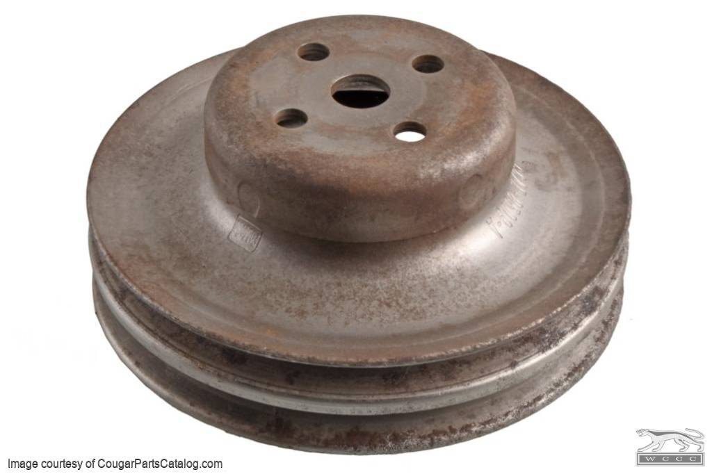 Pulley - Water Pump - 289 / 302 / 351W / 390 / 428CJ - C6AE-8509-A - Used ~ 1967 - 1970 Mercury Cougar / 1967 - 1970 Ford Mustang - 23919