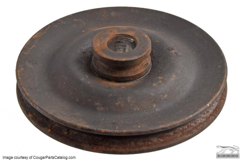 Pulley - Power Steering - 289 / 302 / 351W - 7AD - Used ~ 1967 - 1969 Mercury Cougar / 1967 - 1969 Ford Mustang - 24010