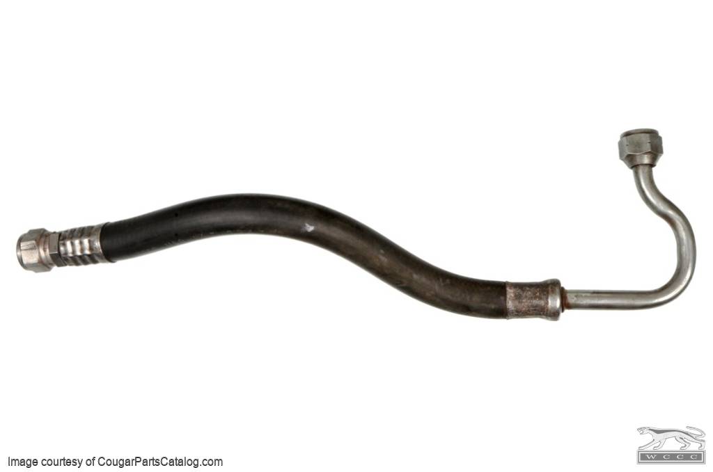 A/C Hose - Discharge Hose - Compressor to Condenser - Used ~ 1967 - 1968 Mercury Cougar / 1967 - 1968 Ford Mustang - 24209