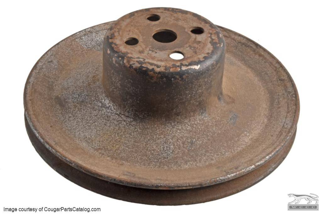 Pulley - Water Pump - 390-4V - C8AE-8A528-B - Used ~ 1969 Mercury Cougar / 1969 Ford Mustang - 24372