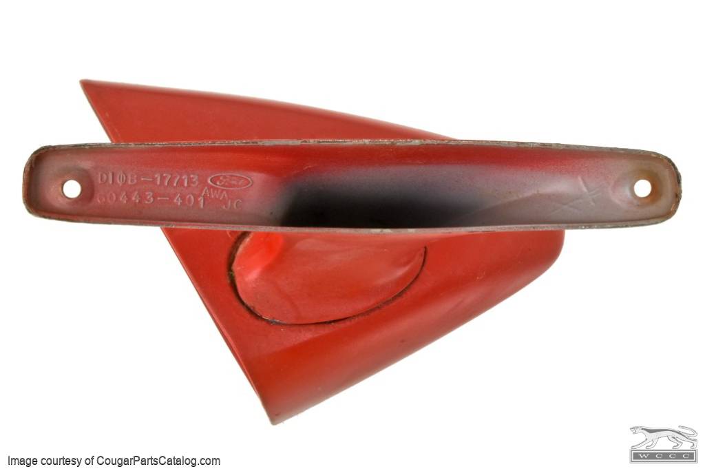 Side View Mirror - Sport - Passenger Side - Manual - Ford Torino - Used ~ 1971 - 1973 Mercury Cougar - 25286